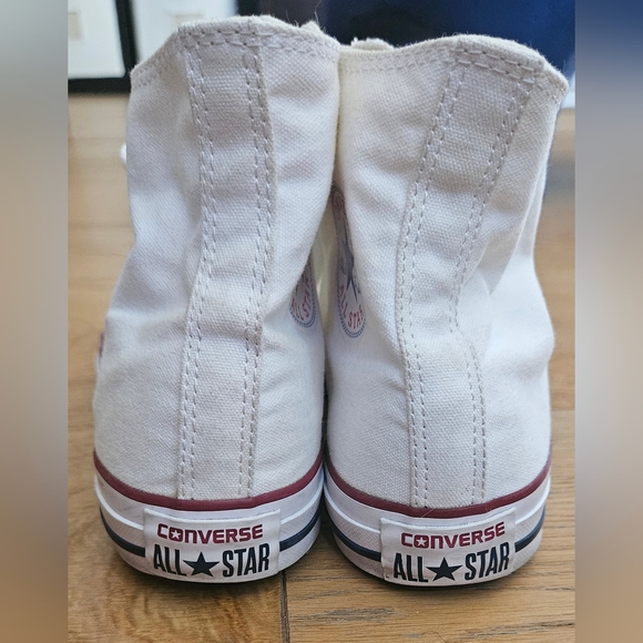 Converse All Star Chuck Taylor White High-Top Sneakers-UNISEX Wo's 9.5/Men's 7.5 - Picture 14 of 16